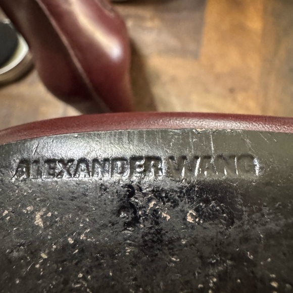 EUC Alexander  Kim Oxblood Womens Boots Size 38.5 EU - Picture 10 of 12